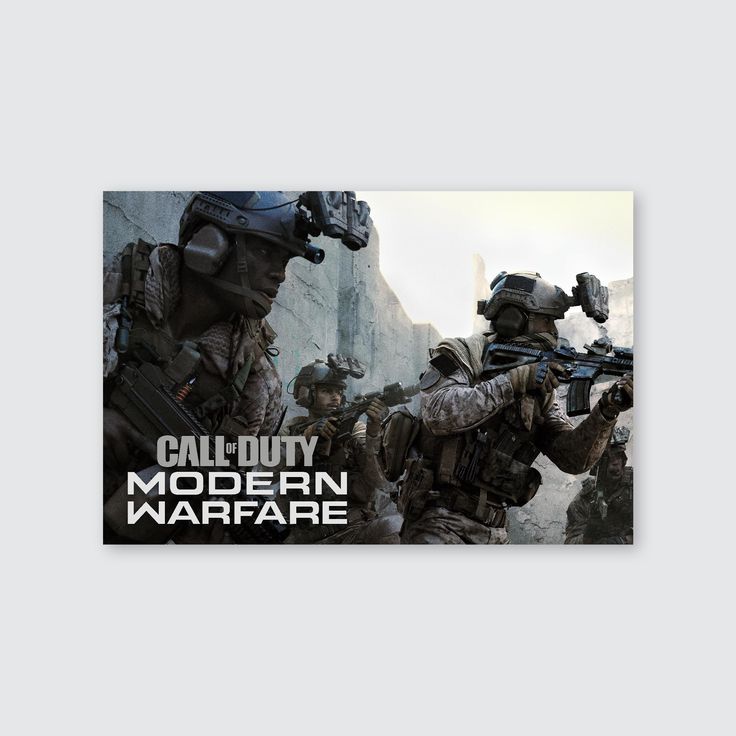 Call of Duty: Modern Warfare - Campaign Wall Poster Retro Style - Size 24''x36''