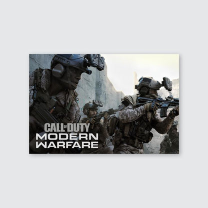 Call of Duty: Modern Warfare - Campaign Wall Poster Retro Style - Size 24''x36''