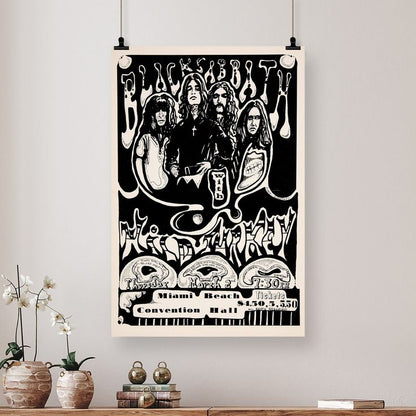 Music Poster- Black Sabbath The Final Show 2025 Poster - Ozzy Osbourne - Vintage Style - Size 24x36