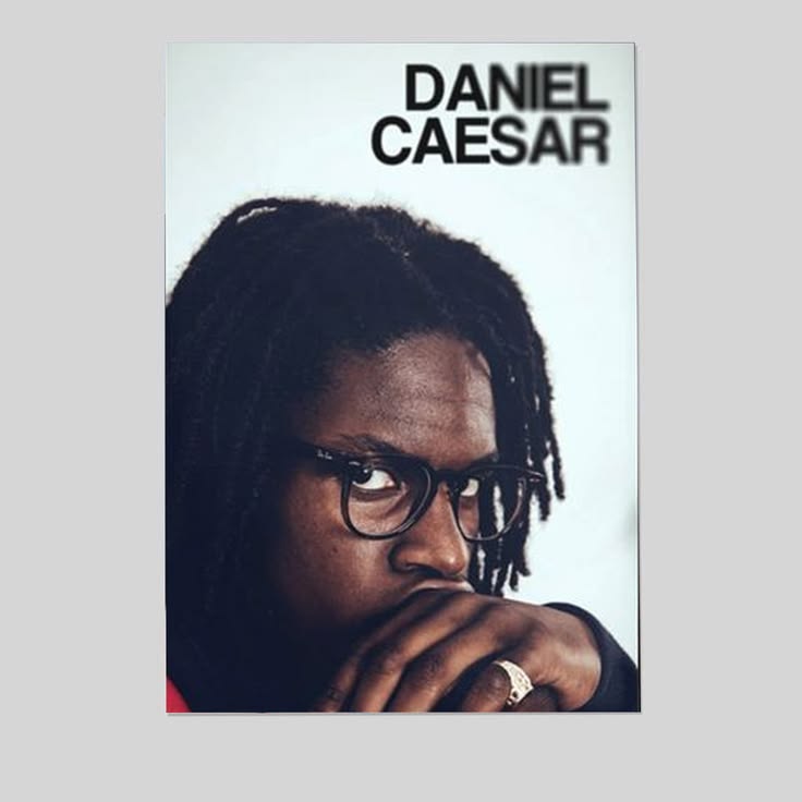 Daniel Caesar Poster Room Art, Music Poster Gift Size 24''x36''