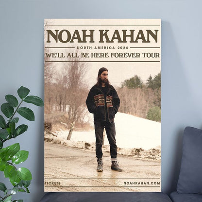 Noah Kahan American Singer-songwriter Poster Home Decor Poster Wall Art Hanging Picture Print Bedroom Decorative Painting Posters Room Aesthetic Size 24''x36''