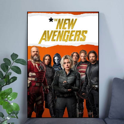 Thunderbolts Movie Poster Florence Pugh Marvel Sebastian Stan g Size 24''x36''