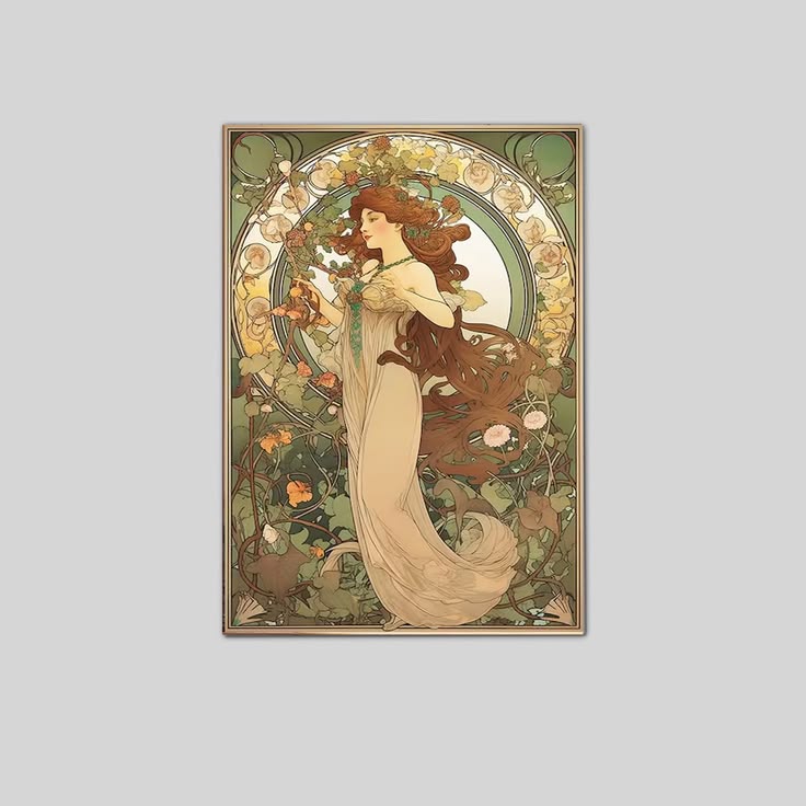 Alphonse Mucha Wall Art Vintage Poster Full Size 24''x36''
