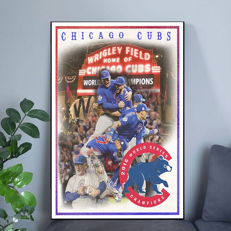 Chicago Cubs 2016 World Series - Poster Size 24''x36''