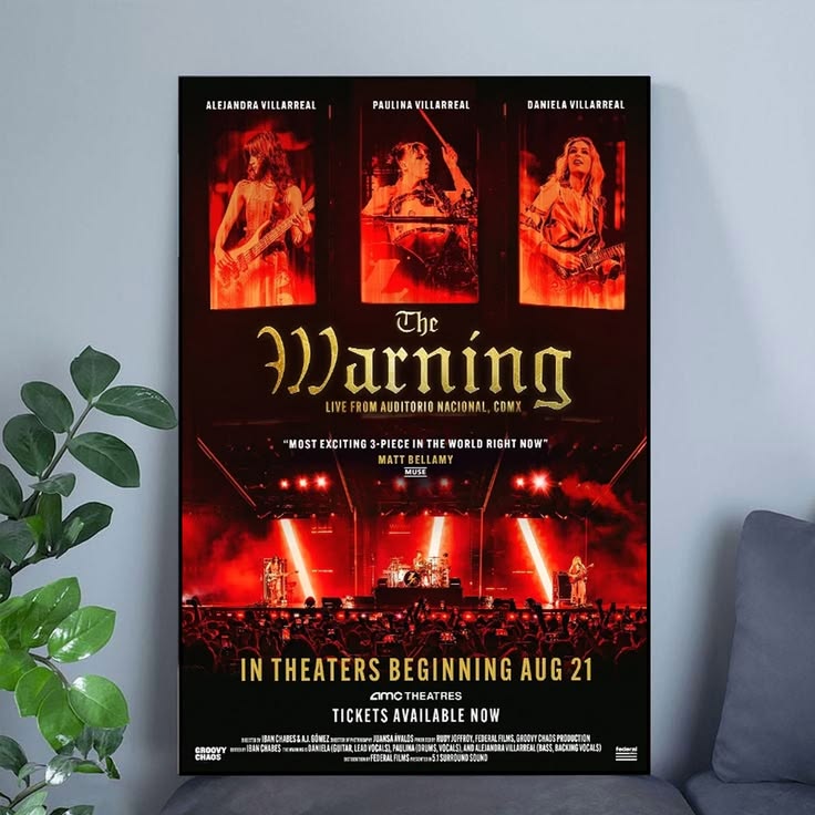The Warning Live from Auditorio Nacional Poster Size 24''x36''