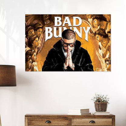 Bad Bunny Music Poster 24in x 36in Conejo Malo  - Size 24''x36''