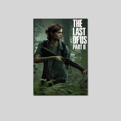 The Last Of Us: Part 2 Zombie Video Game Ellie With Rifle Print Poster Size 24''x36''