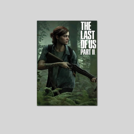 The Last Of Us: Part 2 Zombie Video Game Ellie With Rifle Print Poster Size 24''x36''