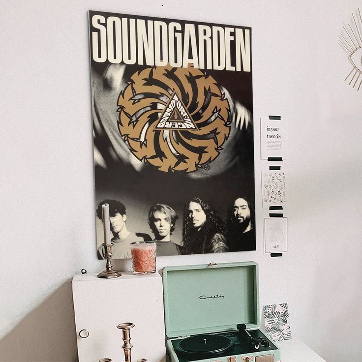 Music Poster- Soundgarden Band Poster- Vintage Style - Size 24x36