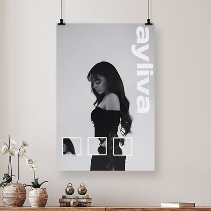 Music Poster- Ayliva Singer Poster- Vintage Style - Size 24x36