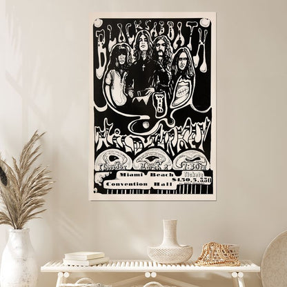 Music Poster- Black Sabbath The Final Show 2025 Poster - Ozzy Osbourne - Vintage Style - Size 24x36
