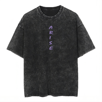 2-SIDED SUNG JINWOO SHADOW MONARCH ARISE PUMP COVER OVERSIZED WASHED TEE