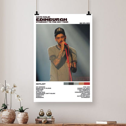 Zayn Malik - Edinburgh (Night 1) Size 24''x36''