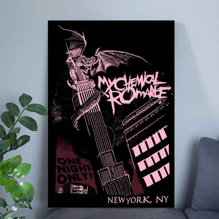 My Chemical Romance  The Black Parade - Vintage Rock Metal Concert Size 24''x36''