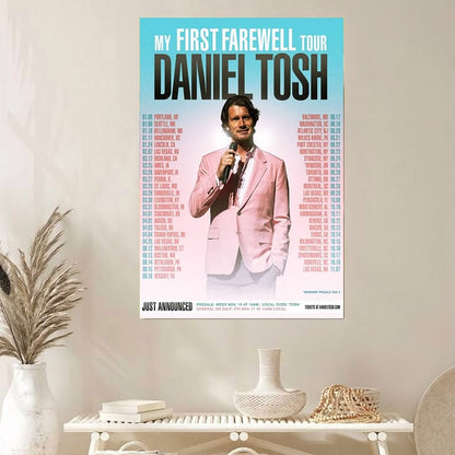 Daniel Tosh 2026 – My First Farewell Tour Poster Size 24''x36''