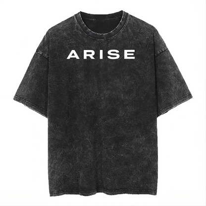 2-SIDED SOLO LEVELING, SUNG JIN WOO ARISE WASHED TEE