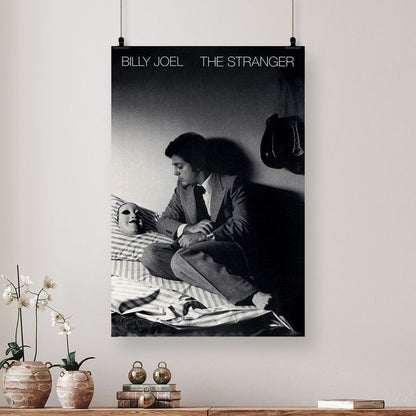 Billy Joel Poster The Stranger Album Cover Classic Rock Music Merchandise Retro Vintage 70s 80s Concert Tour Cool Poster Size 24''x36''