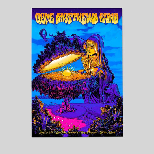 Dave Matthews Band All Gig Posters, DMB Big Sky Events Arena Montana Poster Size 24''x36''
