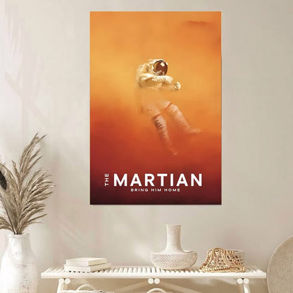 The Martian Poster, Sci-Fi Survival Movie Wall Art