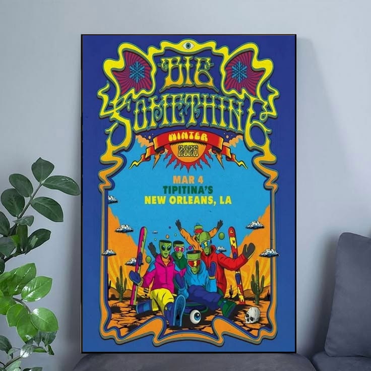 Big Something Poster New Orleans LA 2026 NOLA Concert Music Memorabilia Poster Size 24''x36''