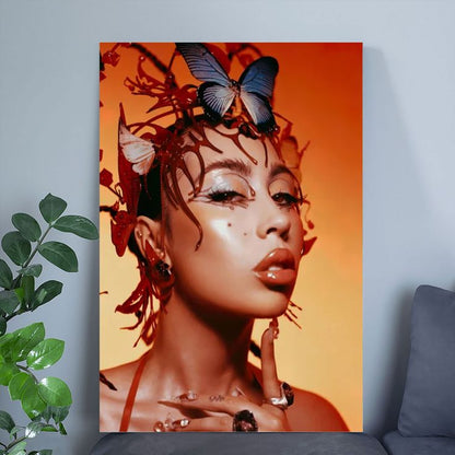 Kali Poster Uchis - Red Moon In Venus Premium Matte Vertical Poster Size 24''x36''
