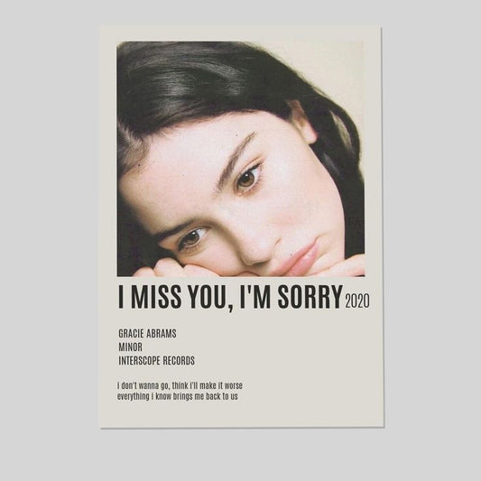 GRACIE ABRAMS LOVELY THREE BUNDLE POSTER/PRINT/ART Size 24''x36''
