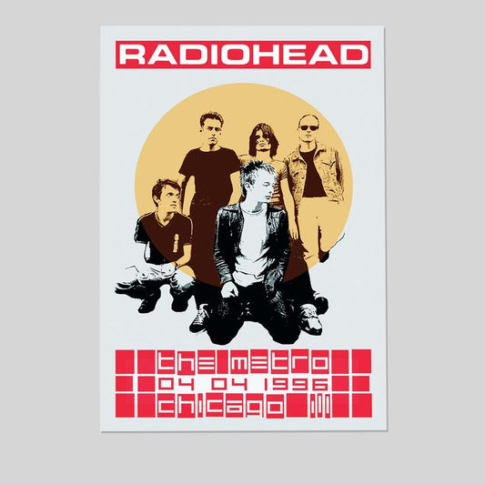 Treayes Radiohead Canvas Poster Bedroom Decor Office Decor Gifts Size 24''x36''