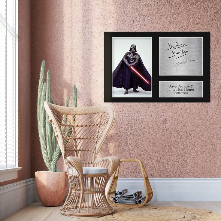 Dave Prowse & James Earl Jones USL Signed Printed Autograph Star Wars Darth Vader Print Photo Picture Display Size 24''x36''