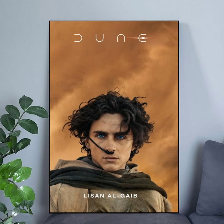 Dune "Lisan Al-Gaib" Poster, Paul Atreides, Sci-Fi Cinematic Movie Wall Art