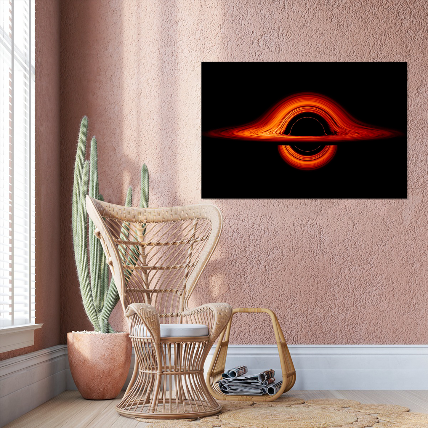 Black Hole Glossy Poster