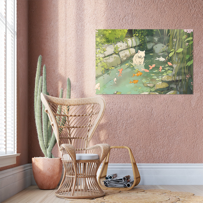 Zen Garden | Lofi Art, Printable Wall Art, Printable Digital Art, Lofi Wallpaper, Lofi Game Art