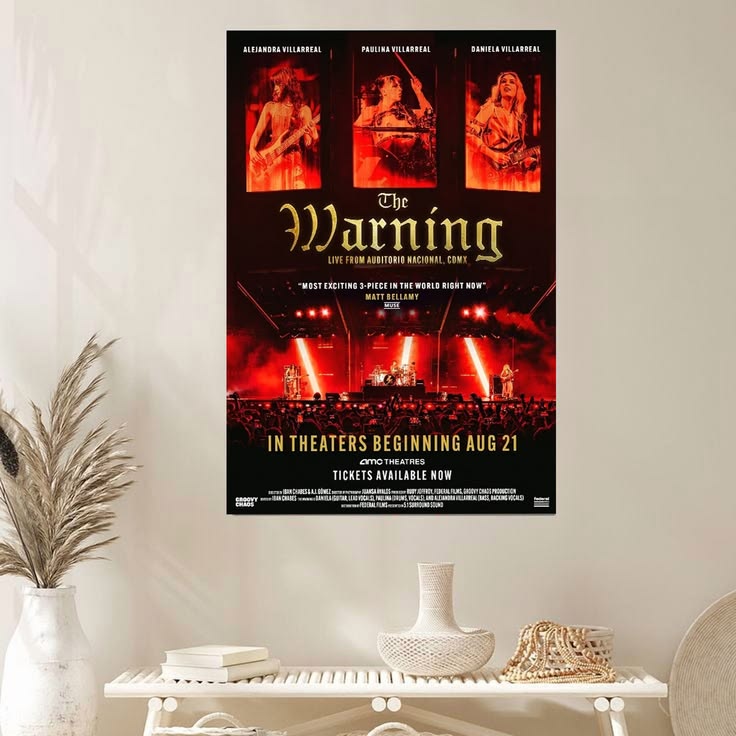 The Warning Live from Auditorio Nacional Poster Size 24''x36''