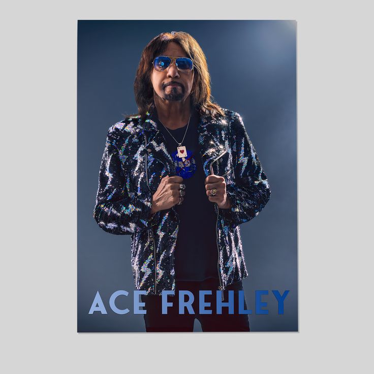 Ace Frehley Guitar Le.ge.nd Poster Size 24''x36''