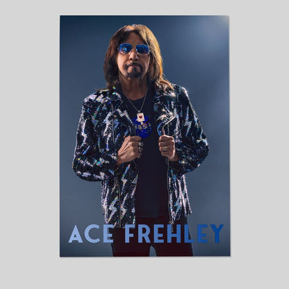 Ace Frehley Guitar Le.ge.nd Poster Size 24''x36''