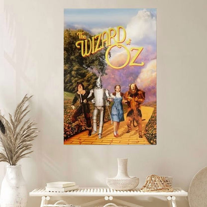 The Wizard of Oz Poster, Retro Movie Wall Art, Classic Home Decor Poster Size 24''x36''