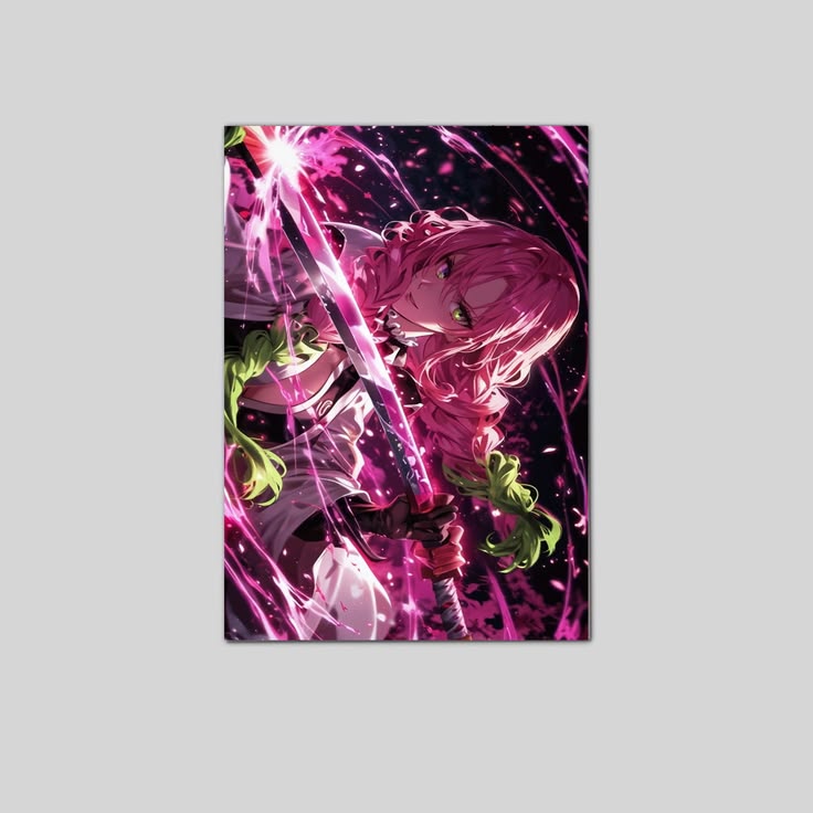 Mitsuri Kanroji Demon Slayer Love Hashira Anime Poster Poster Size 24''x36''