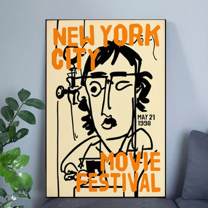 Lucky Shop Retro 1998 New York City Film Festival Poster Full Size 24''x36''