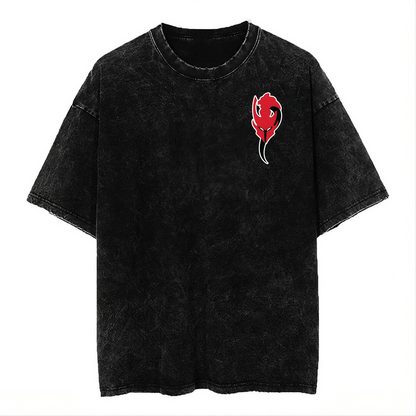 2-SIDED I ALONE LEVEL UP-INSPIRED, THE SHADOW KNIGHT WASHED TEE