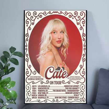 Music Poster Cate On Tour my first album Size 24''x36''