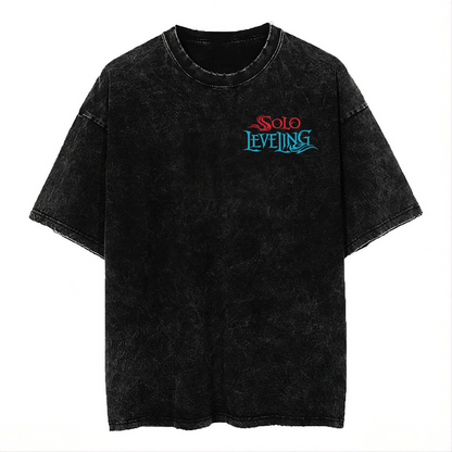 2-SIDED SOLO LEVELING WASHED TEE