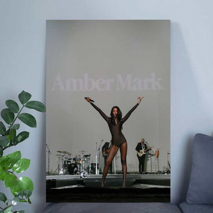 Music Poster Amber Mark Pretty Idea album Size 24''x36''