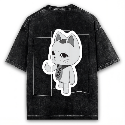 TURBO GRANNY "MIDDLE FINGER" DANDADAN VINTAGE WASHED TEE