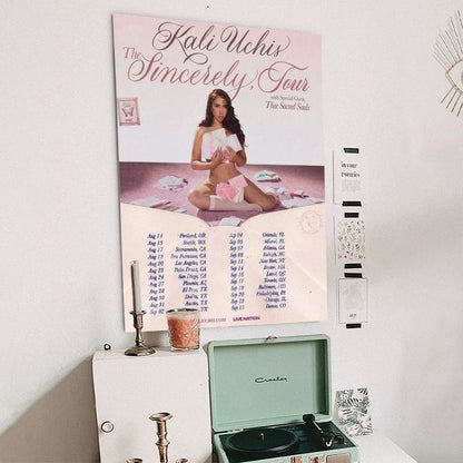 Kali Uchis 2025 The Sincerely Tour Poster Size 24''x36''