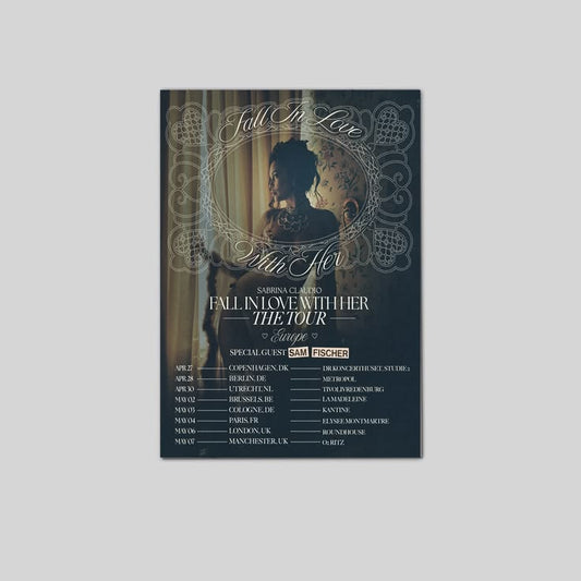 Music Poster Hudson Westbrook Music Tour 2026 Size 24''x36''