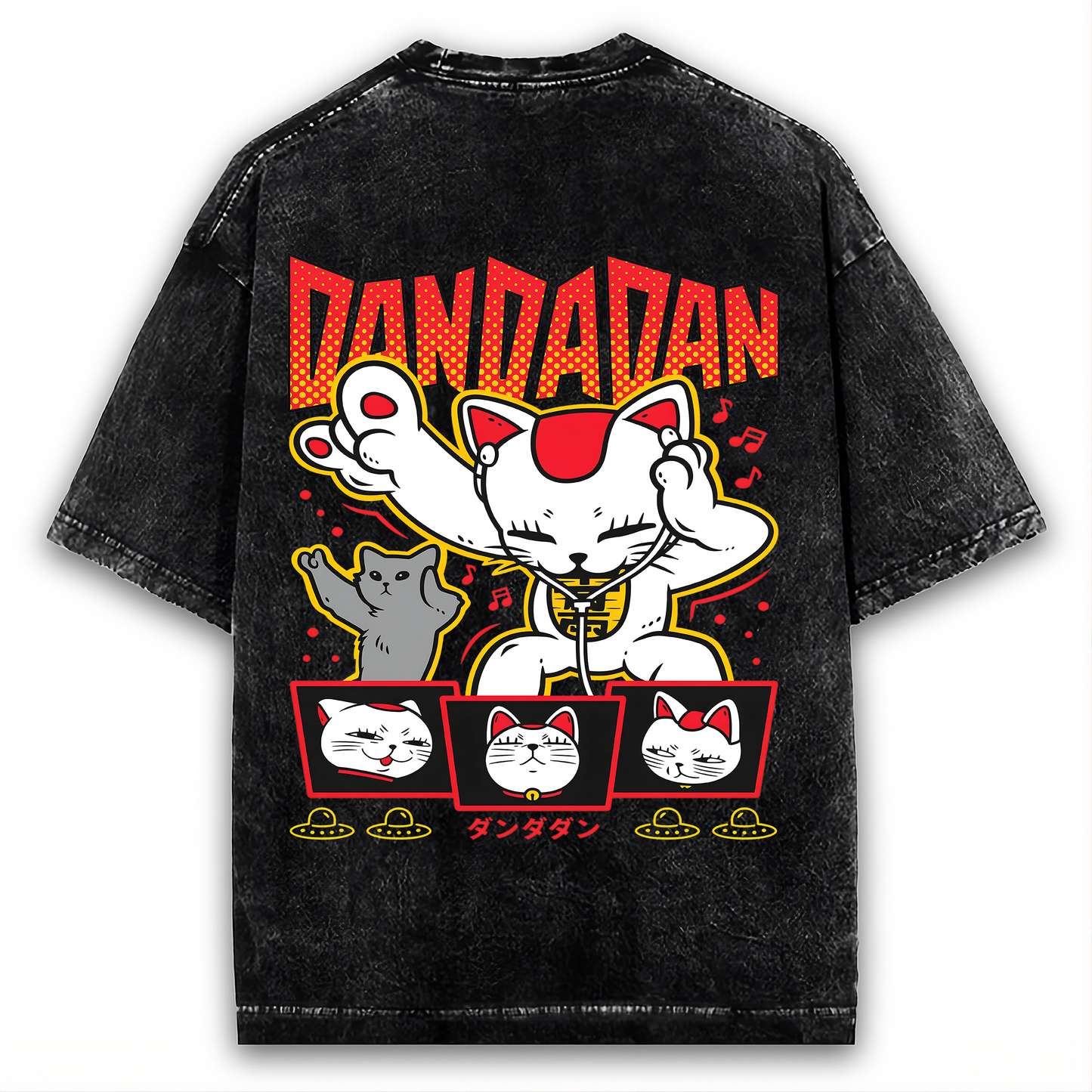 TURBO GRANNY "DJ PARTY" DANDADAN VINTAGE WASHED TEE