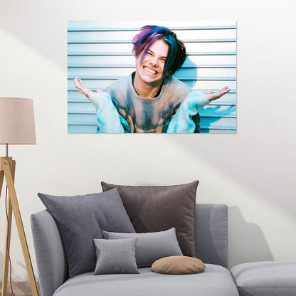 Yungblud Poster Canvas Prints Room Aesthetic Poster Wall Art For Bedroom Gift Home Gift Unframed Size 24''x36''