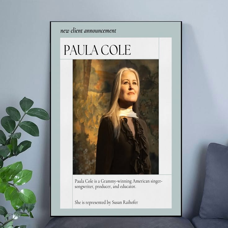Paula Cole 2026 Poster Size 24''x36''