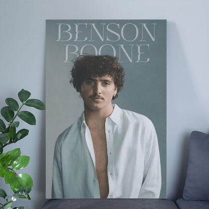 Benson Boone Canvas Poster Bedroom Decoration Aesthetic And Decor Poster For Bedroom Living Room Size 24''x36''