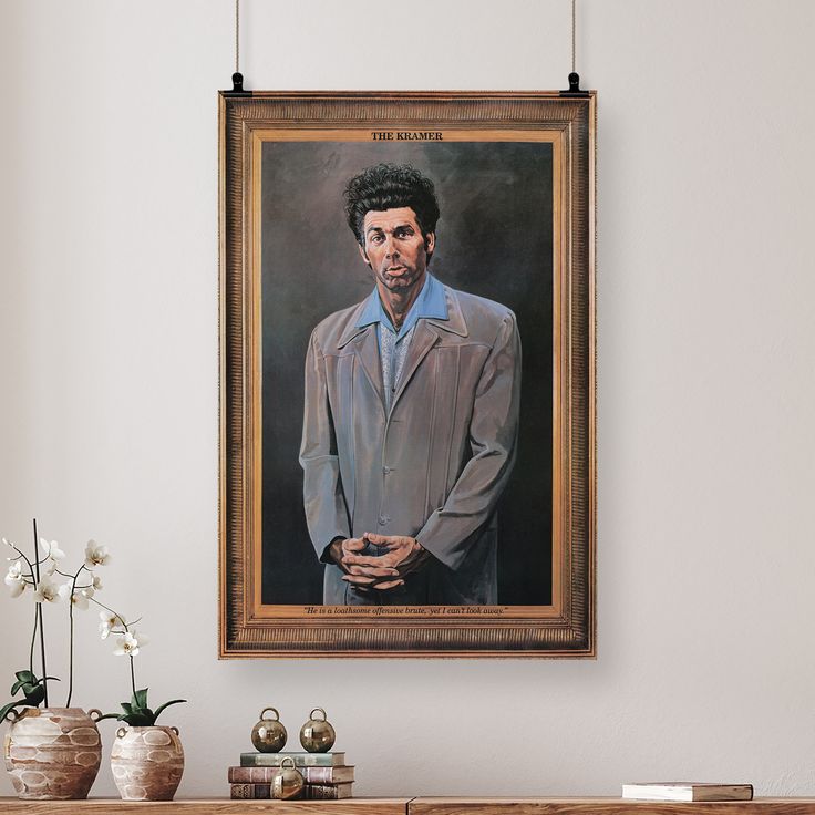 Seinfeld - Kramer Wall Poster Retro Style - Size 24''x36''
