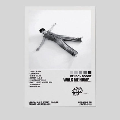 Benson Poster Boone Music Poster Walk Me Home Album Cover Posters for Room Size 24''x36''